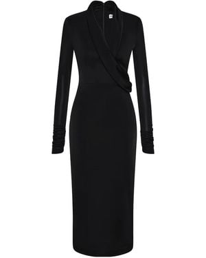 Rebecca Vallance Erin Midi Dress - Black
