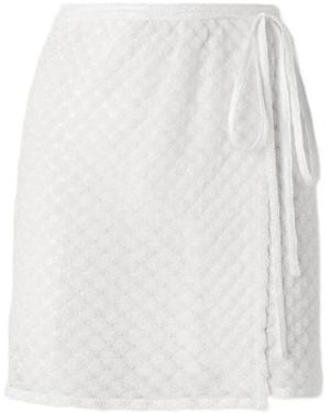 Missoni Pareo Mit Bindegürtel - Weiß