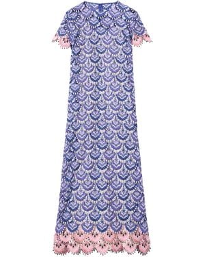 La DoubleJ Swing Midi Dress - Purple