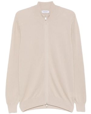 Gran Sasso Cardigan À Fermeture Zippée - White