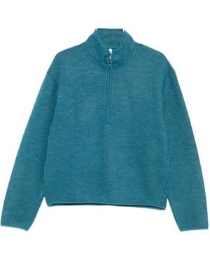 sunflower Half-Zip Sweatshirt - Blue