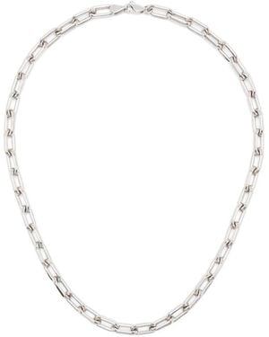 Adina Reyter Sterling Chain Necklace - White