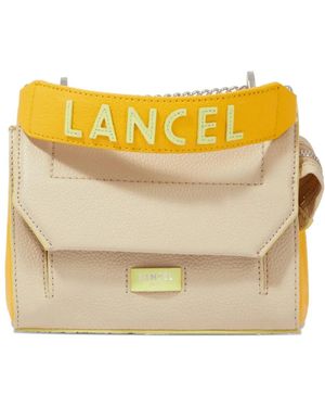 Lancel Grained Shoulder Bag - Yellow