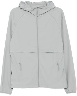 CONDITION WEAR Zip-Up Windbreaker Jacket - Gray