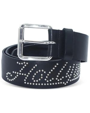 HTC Ceinture À Détails De Clous - Bleu
