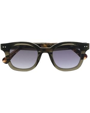 PETER AND MAY Square-Frame Sunglasses - Black