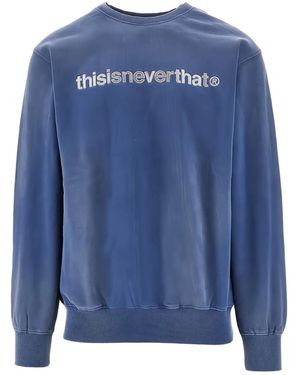 thisisneverthat Logo-Print Sweatshirt - Blue