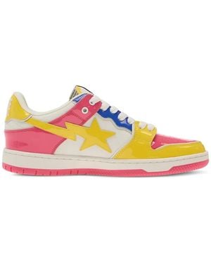 A Bathing Ape Sk8 Sta 2 Sneakers - White