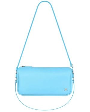 Courreges Borsa A Spalla Three Sixty Piccola - Blu