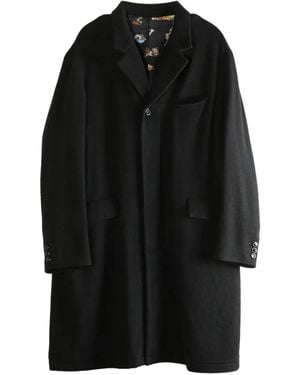 Undercover Single-Breasted Coat - Black