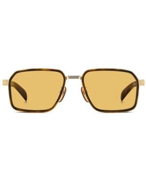 David Beckham Geometric Sunglasses - Metallic