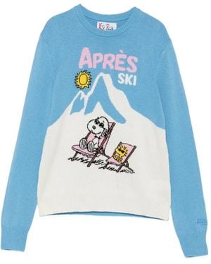 MC2 Saint Barth Après Ski Intarsia-Knit Sweater - Blue