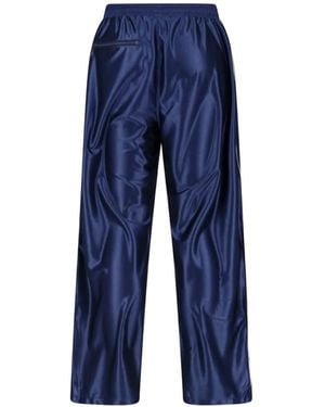 Needles Pantalones De Chándal Con Mariposa Bordada - Azul