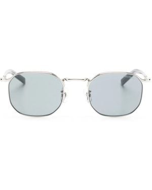 Montblanc Logo-Detail Sunglasses - White