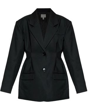 Gestuz Blazer À Design Un Bouton - Black