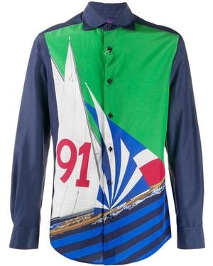Ralph Lauren Graphic Nautical Print Shirt - Green