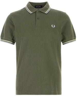 Fred Perry Twin-Tipped Polo Shirt - Green