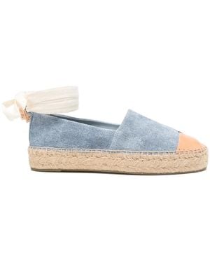 Tory Burch Cap-Toe Espadrilles - Blue