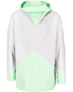 A_COLD_WALL* Geometric Panelled Windbreaker - Green