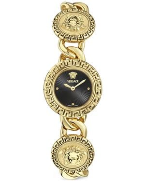 Versace La Greca Stud Icon 28 Mm Horloge - Metallic