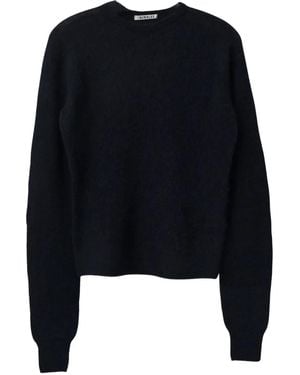 AURALEE Jersey Con Acabado Cepillado - Negro