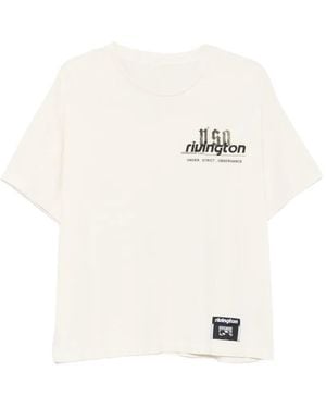 RIVINGTON roi Rebis T-Shirt Uso À Imprimé Graphique - White