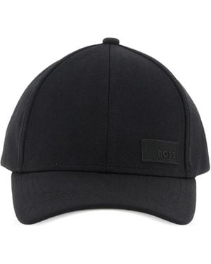 BOSS Lach Logo-Patch Cap - Black