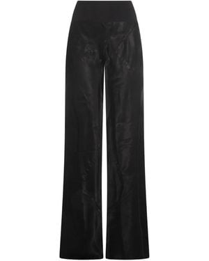 Rick Owens Ribbed-Waistband Pants - Black
