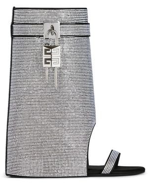 Givenchy Lock Ankle Sandals - White