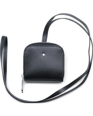 Montblanc Lanyard Zip Cardholder - Blue