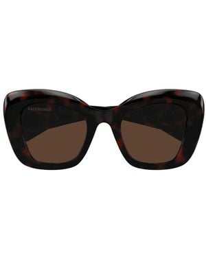 Balenciaga Diva Tortoiseshell-Effect Cat-Eye Sunglasses - Black
