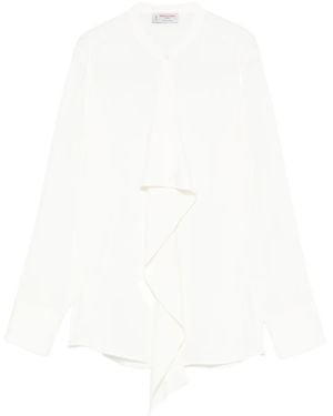 Alberto Biani Ruffled Shirt - White