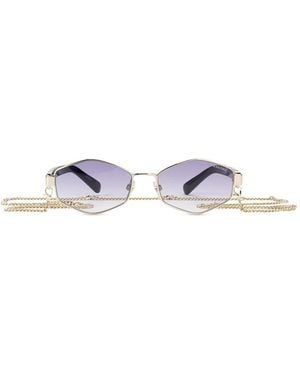 Marc Jacobs Gafas De Sol Con Montura Geométrica - Blanco