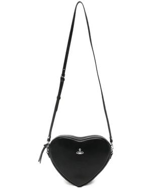 Vivienne Westwood Alexa Heart Crossbody Bag - Black