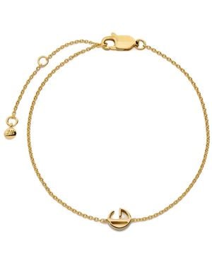 Monica Vinader Initial G Bracelet - Metallic