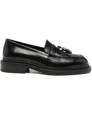 ADRIANNA FERETTI Tassel Loafers - Black
