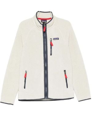 Patagonia Retro Pile Zip-Front Jacket - White