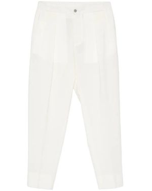 Briglia 1949 Pantalones Portobello Con Pinzas - Blanco