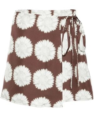 Asceno Minifalda Positano - Marrón