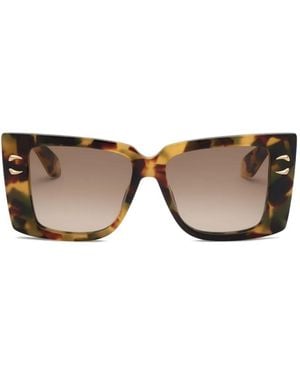 Roberto Cavalli Oversized-Frame Sunglasses - Natural