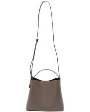 Aesther Ekme Mini Leather Tote Bag - White