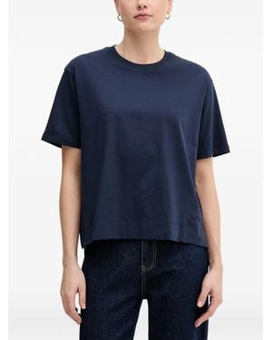 Joop! Logo-Plaque Short-Sleeve T-Shirt - Blue