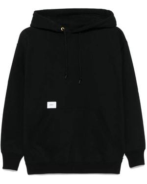 WTAPS Hoodie mit Logo-Print - Schwarz