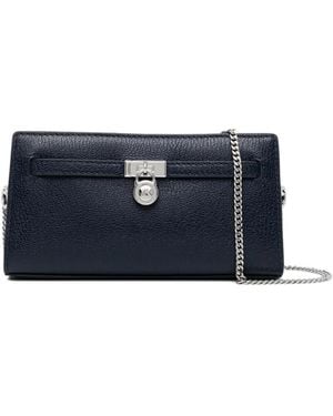 Michael Kors Hamilton Moderne Extra-Small Leather Convertible Crossbody Bag - Blue