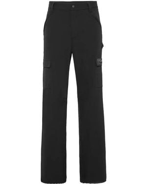 Philipp Plein Cargo Trousers - Black