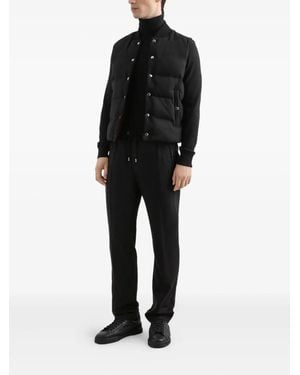 Dolce & Gabbana Quilted Reversible Gilet - Black