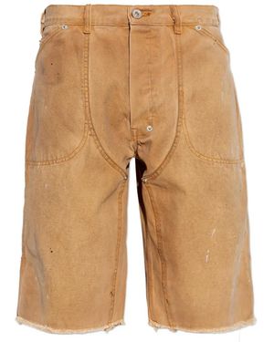 GALLERY DEPT. Branko Paint-Splatter Shorts - Natural