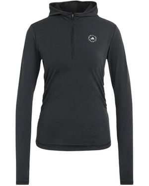 adidas By Stella McCartney Langarmshirt Mit Logo-Print - Blau