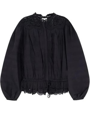 Isabel Marant Polly lace shirt - Azul
