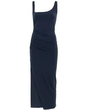Patrizia Pepe Midikleid aus Jersey - Blau